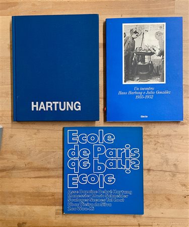 HANS HARTUNG - Lotto unico di 3 cataloghi
