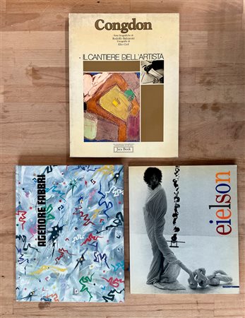 JORGE EIELSON, AGENORE FABBRI E WILLIAM CONGDON - Lotto unico di 3 cataloghi