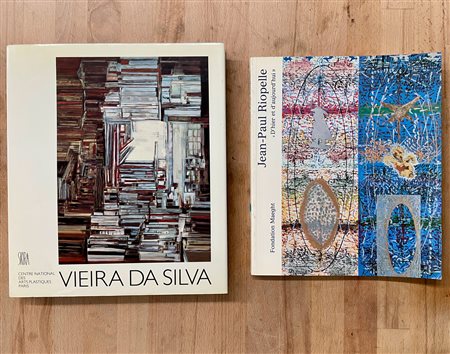 JEAN-PAUL RIOPELLE E MARIA HELENA VIEIRA DA SILVA - Lotto unico di 2 cataloghi