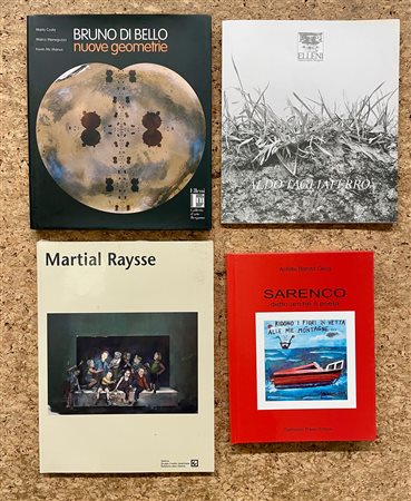 ARTE CONCETTUALE E POESIA VISIVA - Lotto unico di 4 cataloghi