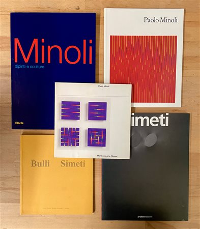 TURI SIMETI E PAOLO MINOLI - Lotto unico di 5 cataloghi