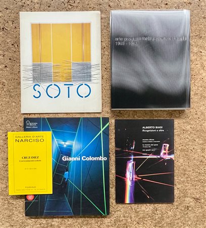 ARTE PROGRAMMATA E CINETICA - Lotto unico di 5 cataloghi