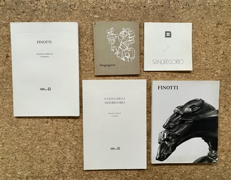 NOVELLO FINOTTI E GIANCARLO SANGREGORIO - Lotto unico di 5 cataloghi