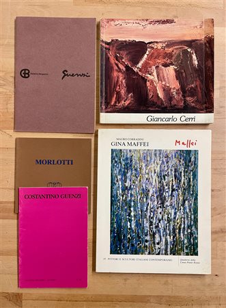 PITTURA INFORMALE ITALIANA - Lotto unico di 5 cataloghi