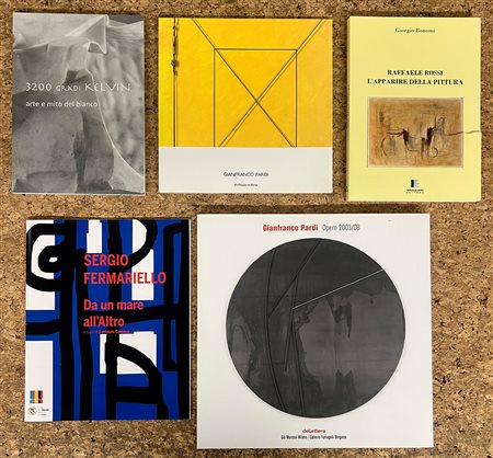 ARTE ITALIANA DEL DOPOGUERRA - Lotto unico di 5 cataloghi