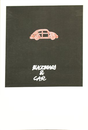 FABIO DE POLI, Blackboard & car, 1976