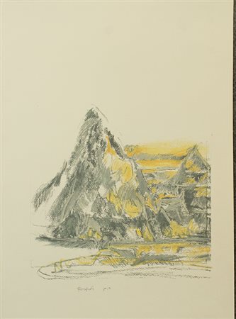 ATTILIO FORGIOLI, "Montagne"