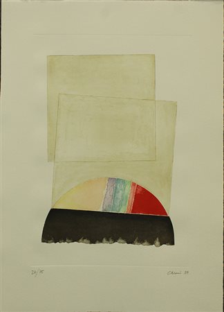 EUGENIO CARMI, "Composizione verticale", 1999