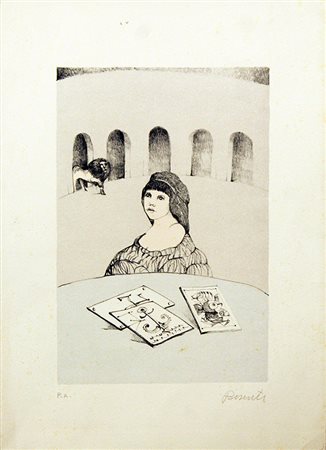 ANTONIO POSSENTI, "Dama", anni '80