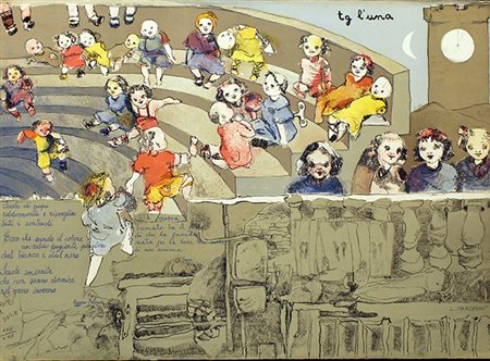 L. MARCHETTI, "TG L'UNA", anni '80