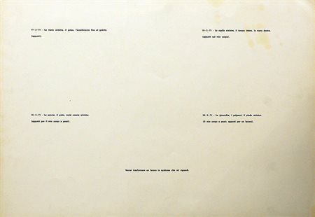 CLAUDIO COSTA, "Baxya-Biaaxa", Rapallo, marzo 1971