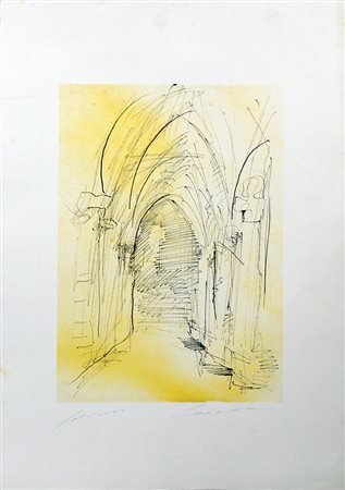 ERNESTO TRECCANI, "Portale", anni '70