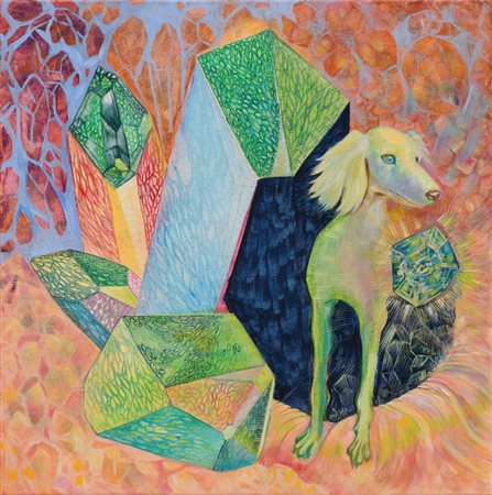 GULIA LUSIKOVA, Cane cristallino, 2025