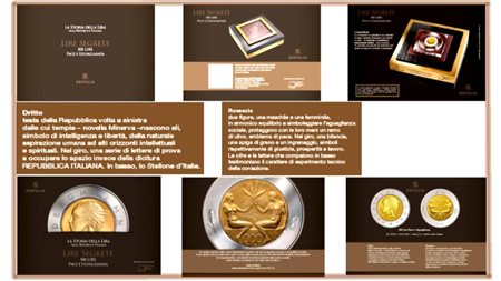 Poligrafico e Zecca dello Stato
La Storia della Lira nella Repubblica Italiana - "Lire Segrete"
500 Lire "Pace e Uguaglianza"