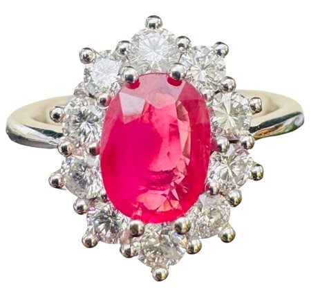 Anello in oro bianco 18 kt