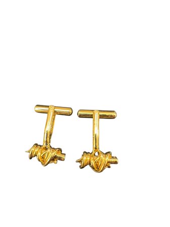 Gemelli oro giallo 18 kt di Emilio Scanavino