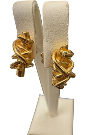 Orecchini oro giallo 18 kt di Emilio Scanavino