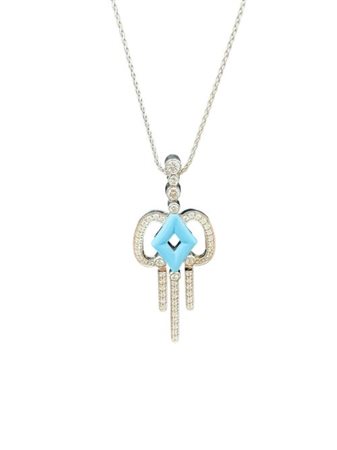 Collana oro bianco 18 kt