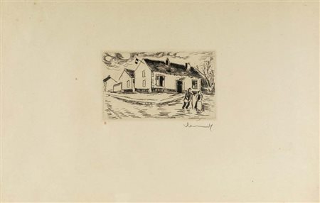 Maurice de Vlaminck (Parigi 4/4/1876 - Rueil-la-Gadelière 11/10/1958)...