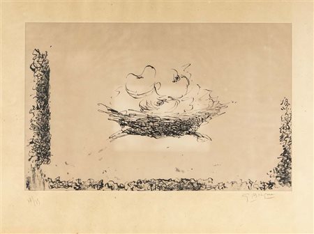 Georges Braque (Argenteuil, Francia 1882 - Parigi, Francia 1963) Le mele 1953...