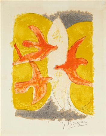 Georges Braque (Argenteuil, Francia 1882 - Parigi, Francia 1963) Descente Aux...