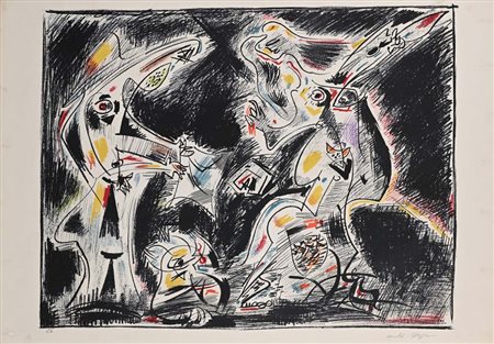 André Masson (Balagny-sur-Thérain 1896 - Parigi 1987) Judith Firma e...