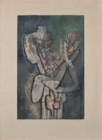 Sebastian Matta (Santiago Del Cile 1911 - Civitavecchia 2002) Figure I 1968...