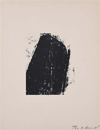 Richard Serra (San Francisco 1938 - New York 2024) Senza titolo 1980 Firma,...