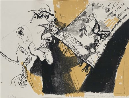 Alberto Gianquinto (Venezia 1929 - Jesolo 2003) Senza titolo 1962 Firma, data...