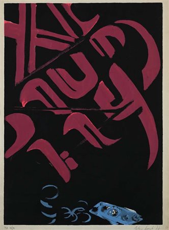 Titina Maselli (Roma 1924 - Roma 2005) dalla cartella "Per l'Uomo" 1977...