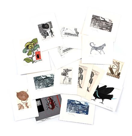 Gaetano Pompa (Forenza 1933 - Orbetello 1998) Lotto di 14 incisioni di...