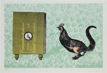 Carlo Guarienti (Treviso 1923 - Roma 2023) Il Gallo Firma e numerazione...