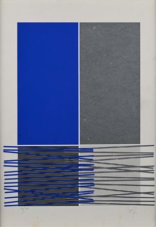 Jesus-Rafael Soto (Ciudad Bolivar 1923 - Parigi 2005) Senza titolo Firma e...