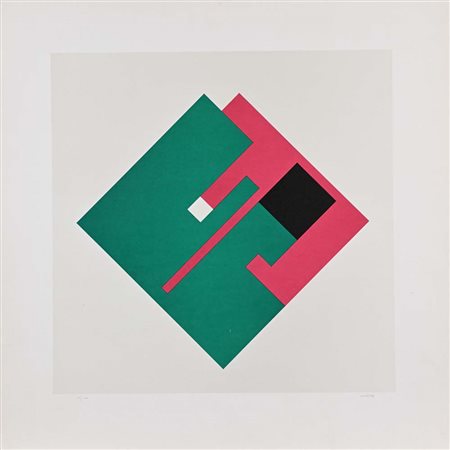 Bruno Munari (Milano 1907 - Milano 1998) Senza titolo Firma e numerazione...