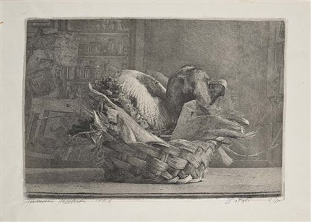 Giovanni Barbisan (Treviso 1914 - Orbetello 1988) Natura morta 1963 Esemplare...