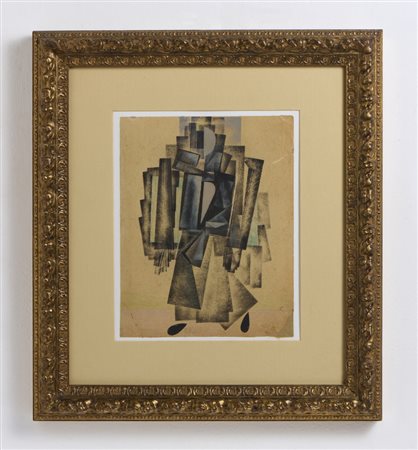 KLIUN IVAN VASILIEVITCH (1873 - 1943) - SENZA TITOLO (FIGURA SUPREMATISTA, 1915 ca).