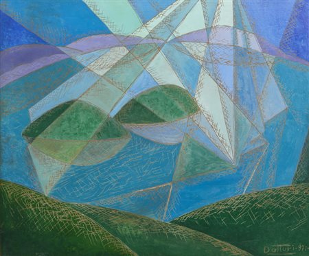 DOTTORI GERARDO (1884 - 1977) - LUCI SUL LAGO.