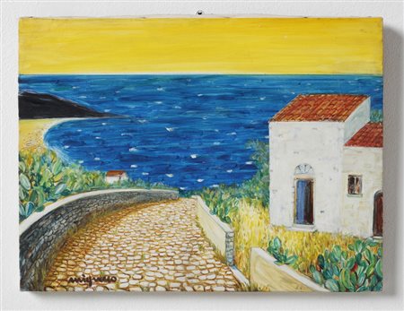 MIGNECO GIUSEPPE (1908 - 1997) - PAESAGGIO SICILIANO.