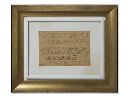 FONTANA LUCIO (1899 - 1968) - STUDI PER DECORAZIONI.