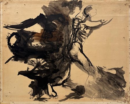 GUTTUSO RENATO (1912 - 1987) - SENZA TITOLO.