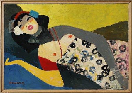 FIUME SALVATORE (1915 - 1997) - MODELLA GIAPPONESE.