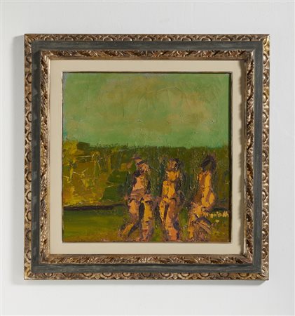 MORLOTTI ENNIO (1910 - 1992) - BAGNANTI N. 2, STUDIO PER TRE BAGNANTI.