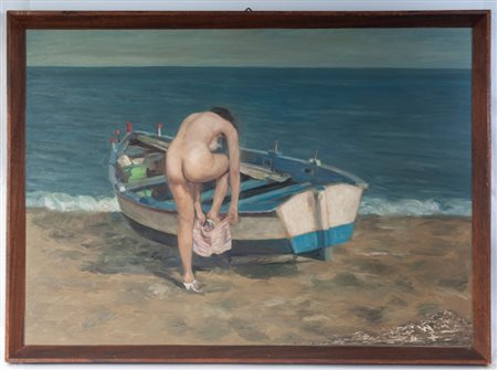  
Nudo di donna XX secolo
dipinto ad olio su tavola 50 x 70 cm