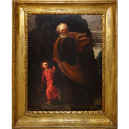 San Cristoforo con bambino , 19°  secolo.