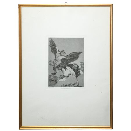 Francisco de Goya (Fuendetodos 1746 - Bordeaux 1828)  - Soplones - Serie ''Los Caprichos''