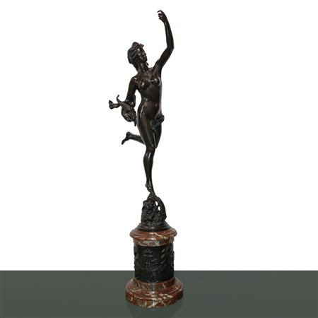 Dea della fortuna con cornucopia in mano, Fine 19°  secolo