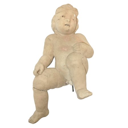 Putto, scultura in marmo, 17°  secolo