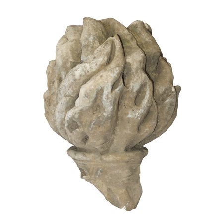 Fiamma in pietra bianca di Noto