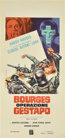 Piovano - Studio Paradiso BOURGES OPERAZIONE GESTAPO locandina originale....