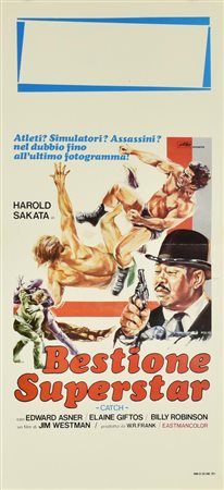 Morini BESTIONE SUPERSTAR locandina originale, 1975. cm 70x33 QUALITA': B